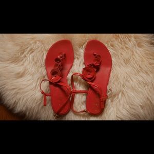 Cole Haan Orange Sandals